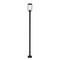 Z-Lite Sheridan 1 Light Outdoor Post Mounted Fixture, Black And Seedy 594PHMS-536P-BK - alternate 5